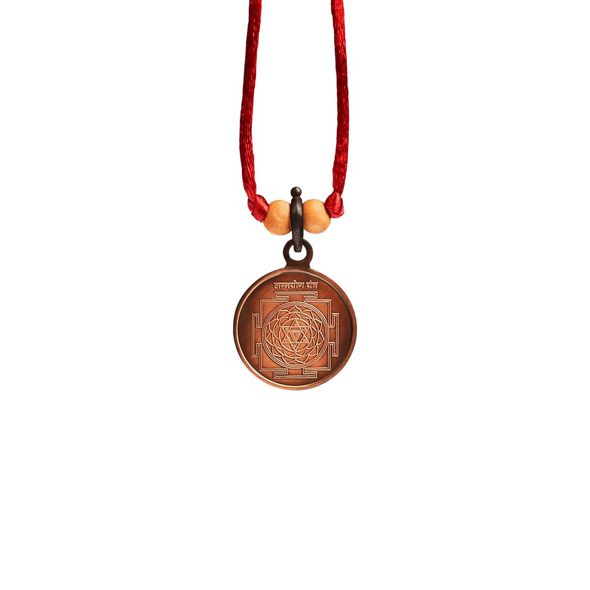 rudra centre Lagna Yog Yantra Locket - Copper - Regular-picture-11