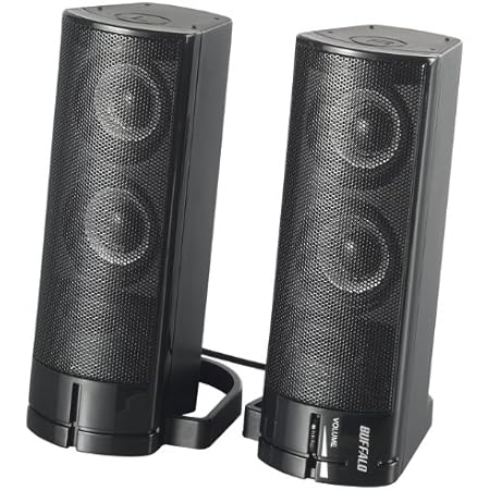 Amazon Ibuffalo マルチメディアスピーカー ミニプラグ接続 Usb電源 ブラック Bssp18ubk バッファロー Pcスピーカー 通販