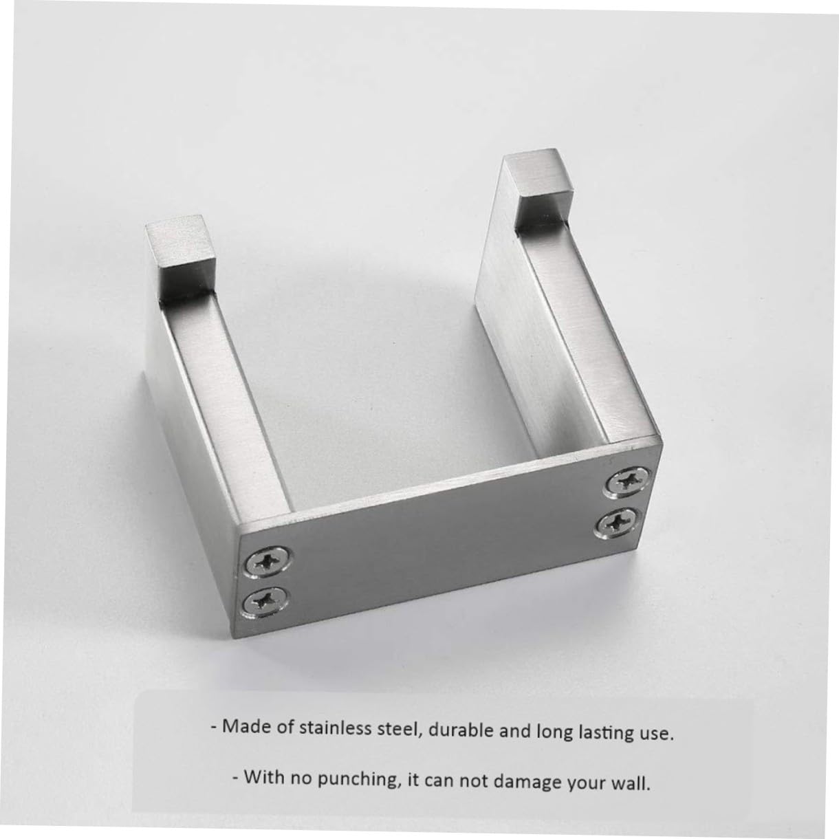 DOITOOL 2 Piezas Gancho para colgar ropa individual sin clavos para baño enganches pared gancho de pared colgador de puerta colgador de estilo moderno muro percha sencilla ganchos de baño