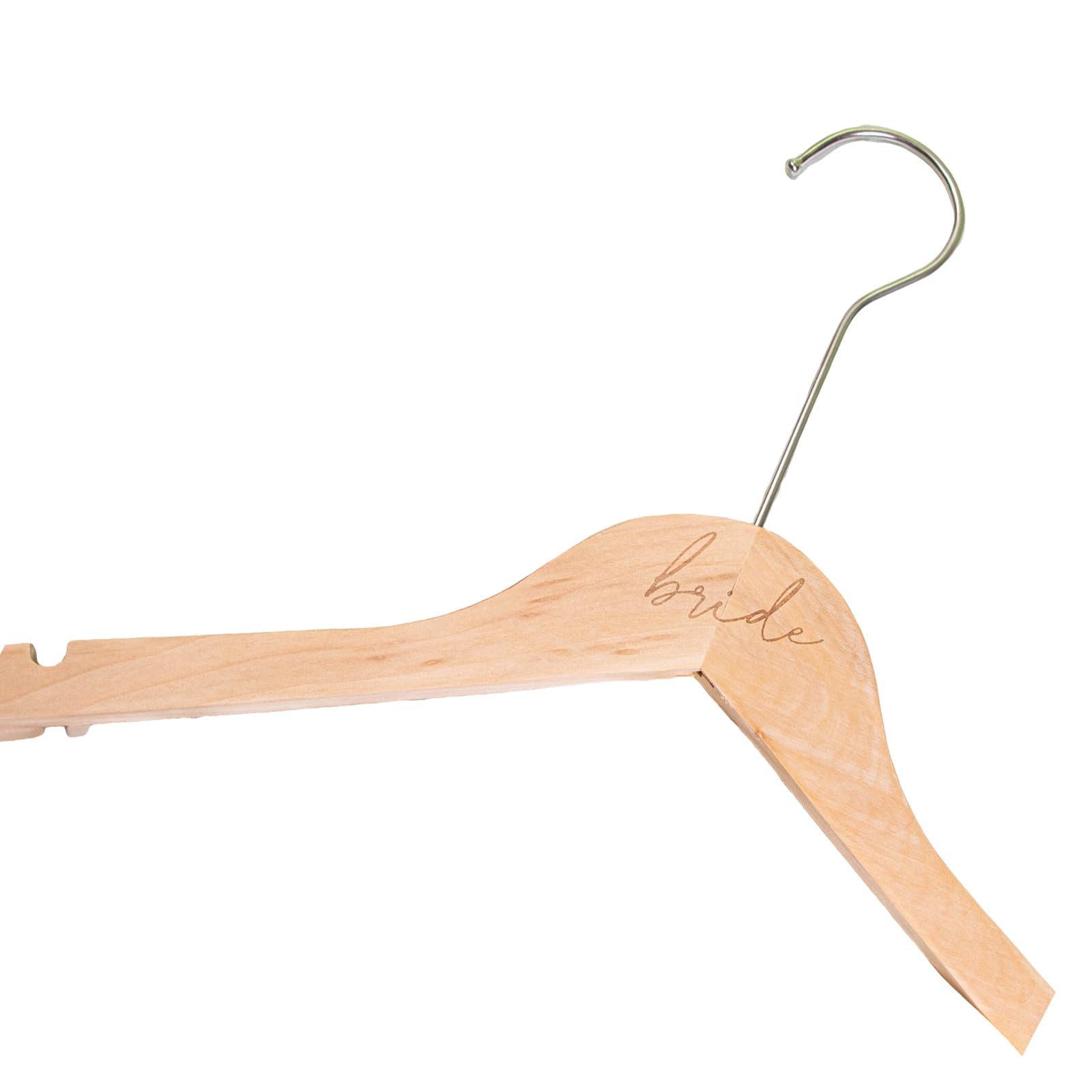 Wooden Hanger Engraved Bride and Groom Name Unique Wedding Bachelorette Party Decor Wedding Gift Wooden Hanger