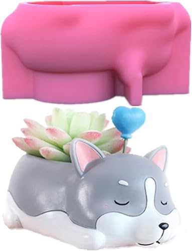 appuivbt Molde de silicona para macetas de hormigĂłn de animales, molde de florero de suculentas de animales, moldes de cemento, molde de arcilla, appuivbt Molde de silicona para macetas de hormigĂłn de animales, molde de florero de suculentas de animales, moldes de cemento, molde de arcilla,