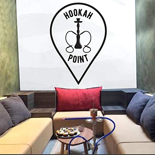 Shisha Zeichen Wandtattoo arabischen Stil wasserdicht Vinyl Ruhebereich Aufkleber Wohnkultur für Schlafzimmer Wohnzimmer…