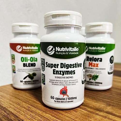 Super Digestiv Enzymes 1000mg 60 Cápsulas Nutrivitalle