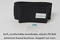 Vista 2 de Cinturón de catéter PD transpirable de diálisis peritoneal Soporte seguro de alimentación de tubo de clavija Suministros para diálisis PD