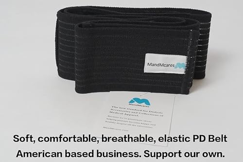 Miniatura 2 de Cinturón de catéter PD transpirable de diálisis peritoneal  Soporte seguro de alimentación de tubo de clavija  Suministros para diálisis PD hombres