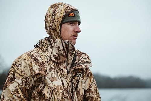 First Lite Men's LZ Jacket - Waterproof Breathable Camo Duck Hunting Shell4