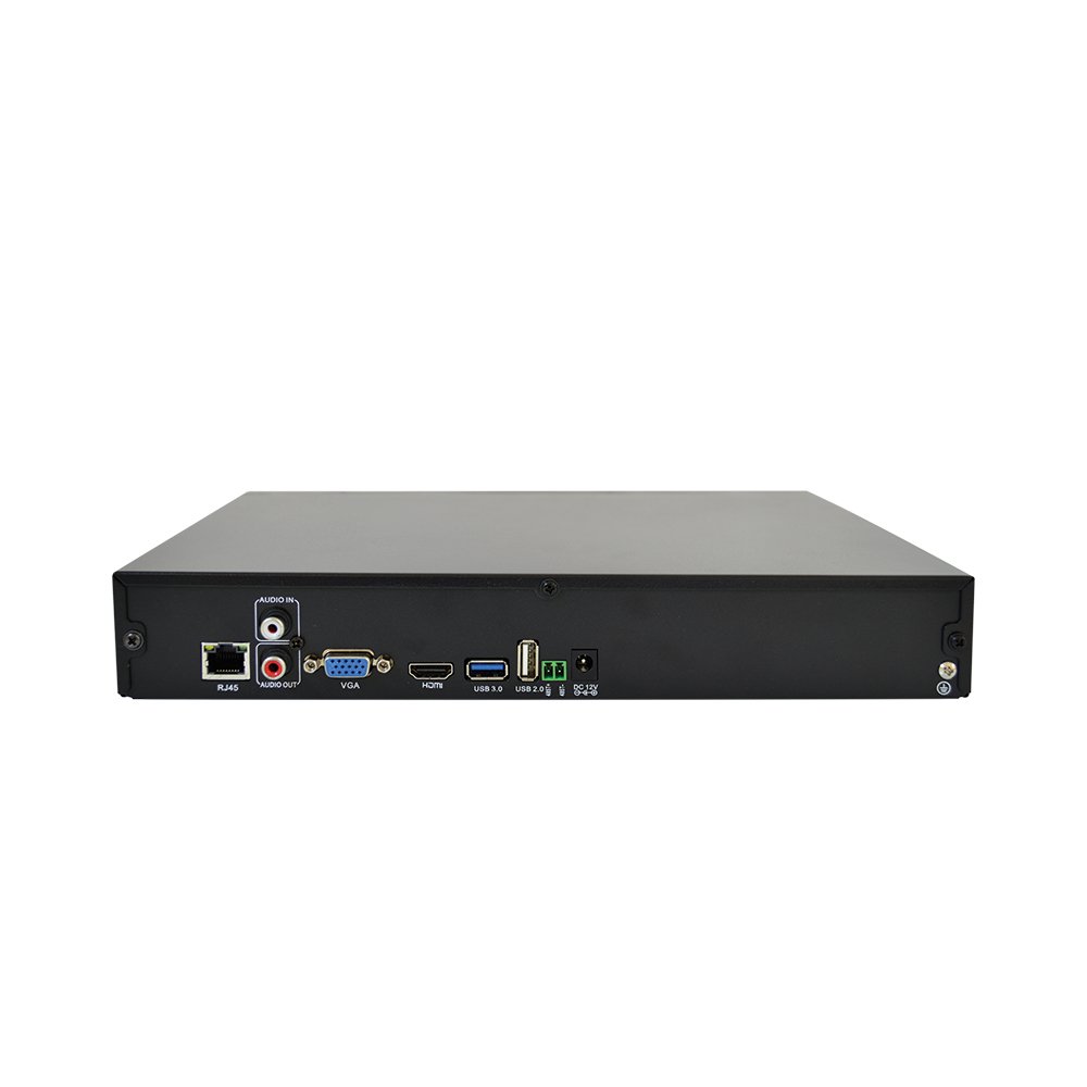 Videoregistratore per videocamera di sicurezza CCTV NVR PNI House 1080P - 16 canali full HD 1080P 2MP, supporta fino a 2 x 4 TB HDD, uscite VGA/HDMI, telecomando e mouse inclusi