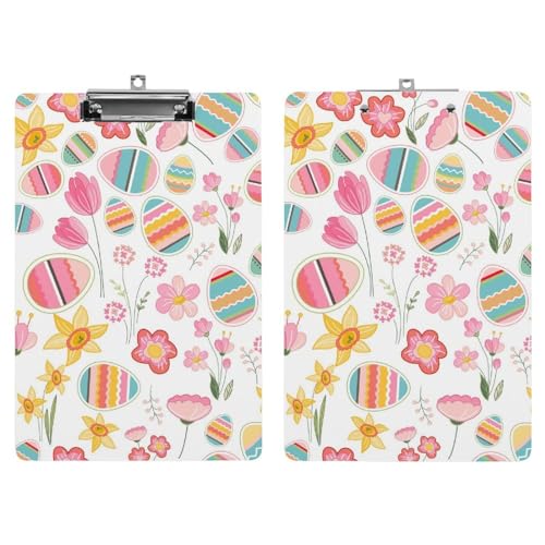 Porte-formulaires A4 couleur fleur d'oeuf rigide pour prise de note - 7