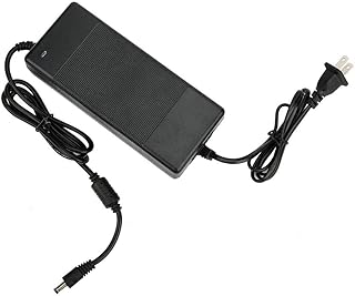 24V DC Power Supply 10A Power Adapter, AC 100-240V to DC Converter Transformer with Universal 5.5 x 2.1mm 2.5mm Plug, DC Output Wire 1m/3.2ft + AC Input Wire 0.5m/1.6ft Switching