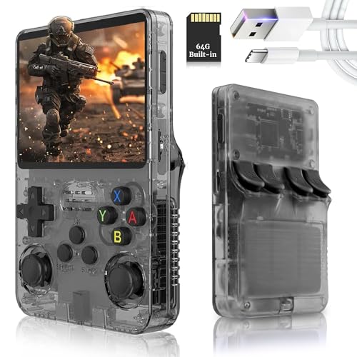 R36S Console di gioco portatile retrò con 64 GB incorporati