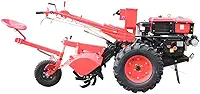 Micro Trator Motocultivador 12.5 hp Diesel com Enxada Rotativa Motor Partida Elétrica Tipo Tobata
