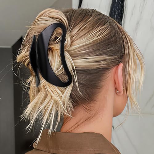Set de 3 pinzas grandes para cabello fuerte de mujer miniatura 6