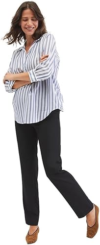 Motherhood Maternity Pantalón bielástico de corte secreto para mujer