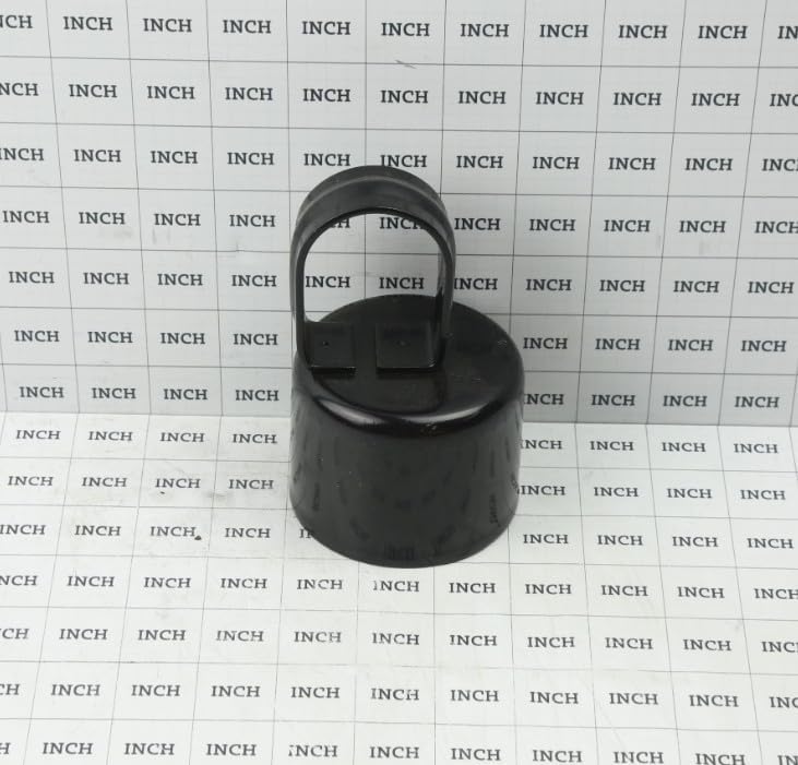 Plum Fittings Black Chain Link Fence Loop Caps | 3" [2 7/8" OD] x 1 5/8" Pack of 10