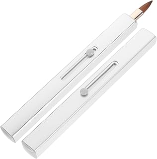 PartyKindom 2pcs Portable Lip Brushes Retract...