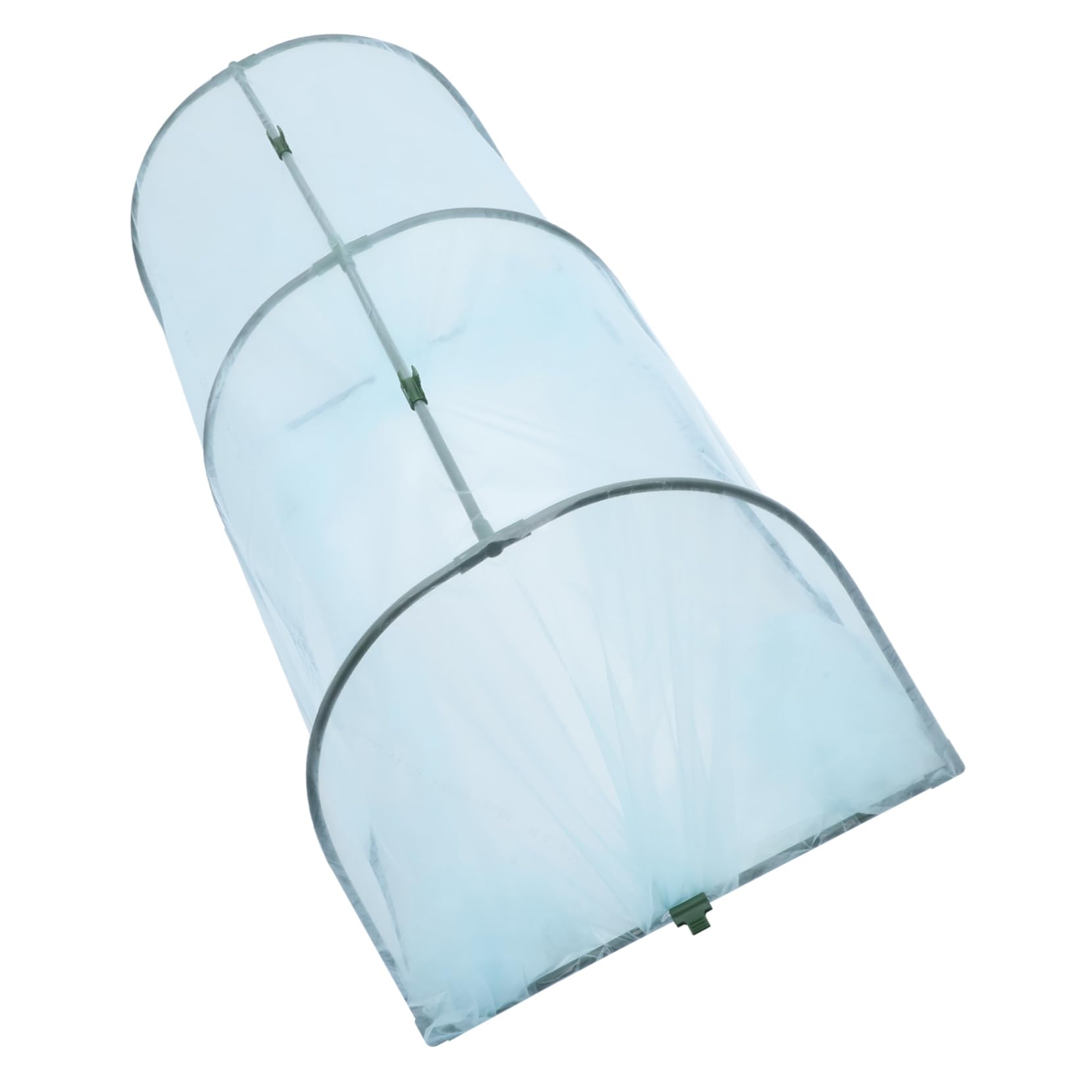 Hemobllo Serra da Giardino per Verdure e Fiori, Copertura in Pellicola Pp e Ferro, Resistente a Pioggia e Vento, per Balcone Esterno,