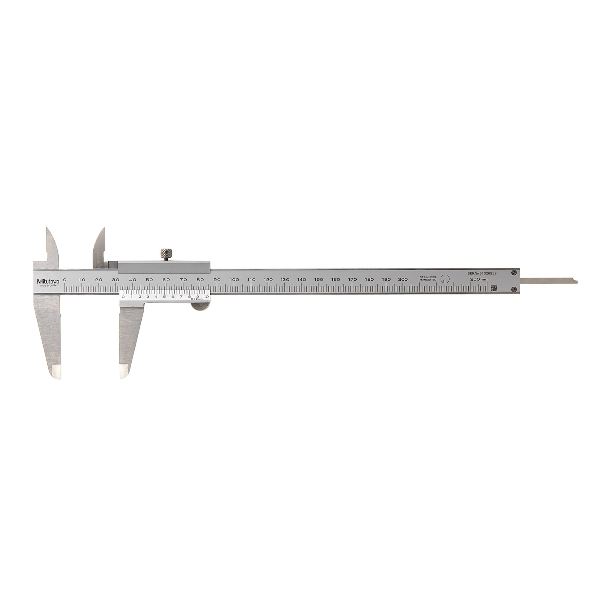 Mitutoyo 530-123 Suwmiarka z noniuszem, zakres 0 mm-200 mm, dokładność 0,03 mm