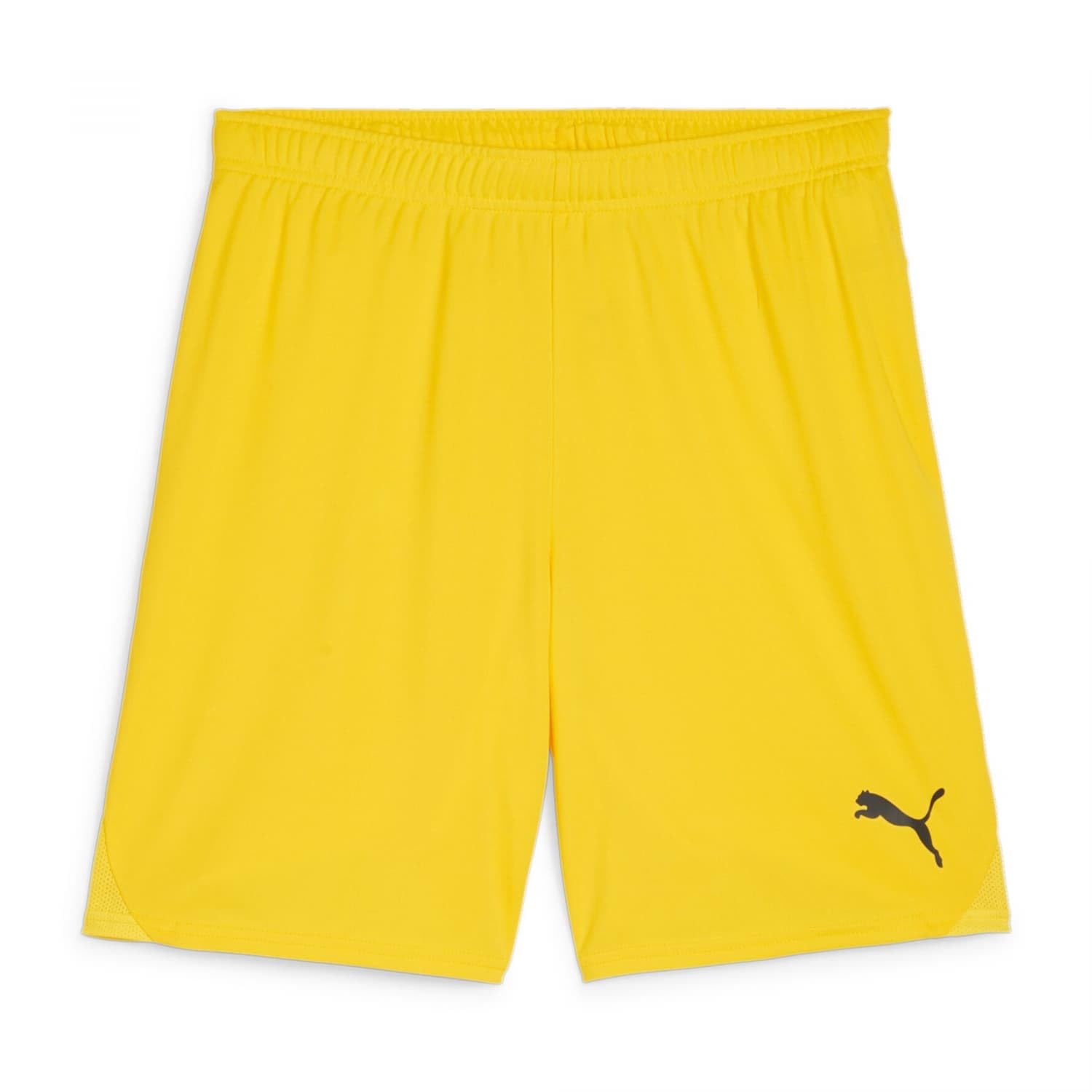 PUMA Unisex Teamgoal Jr Knitted Shorts, Faster Yellow-puma Black, 152 EU