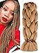 Produktbild 5 Stück Kanekalon Braiding Hair Extensions Hellbraunes Synthetic Jumbo Braiding Hair 24 Zoll