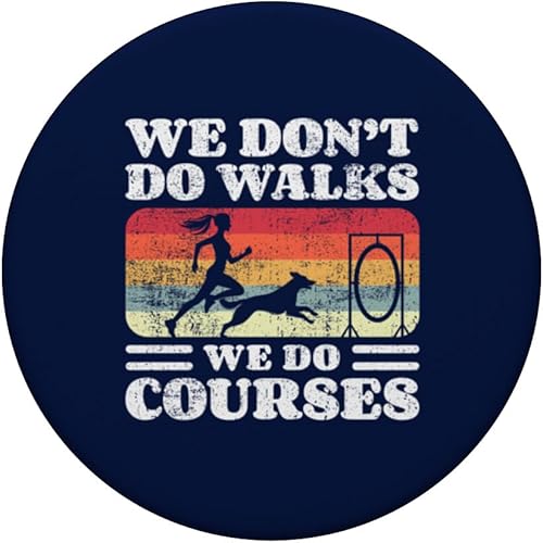 Miniatura 3 de Agility Handler - Dog Agility Courses - Humor Dog Agility PopSockets Standard PopGrip