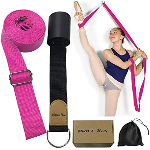 Leg Stretcher Ballet Stretch Band - Easy Install on Door - Flexibility & Stretching Leg Strap Great for Ballet Cheer Dance Gymnastics Trainer Premium equipment taekwondo Exercise Training Home Gym Cover