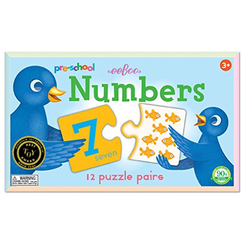 EEBOO Number Puzzle Pairs, 1 EA