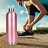 ANSIO Waterfles, vacuümfles en roestvrijstalen waterfles dubbelwandig geïsoleerde drankfles warm en koud BPA gratis… - Image 8