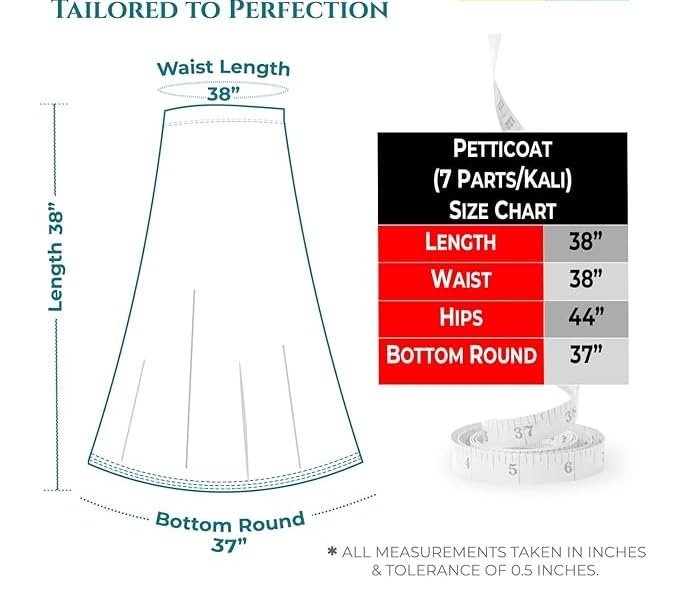 Image of Readymade Saree Petticoats (Free Size)