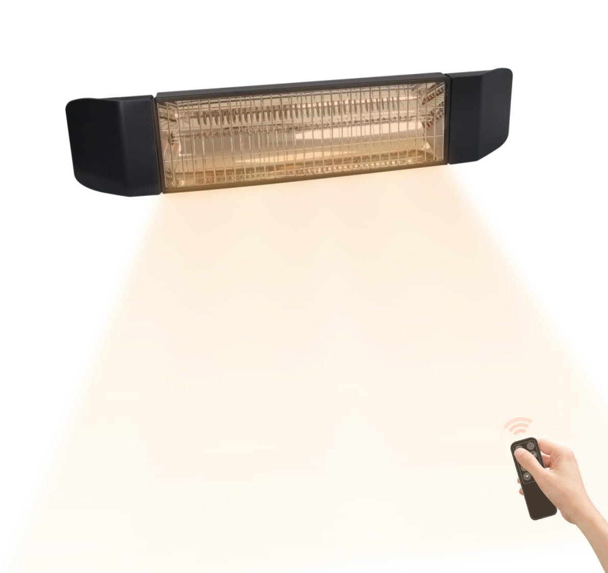 Amazon | ZAPJQL 電気ストーブ 屋外ヒーター ハロゲンヒーター 自立型