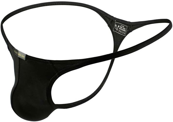 Mens T-Back Thongs Sexy Low Rise G-String Briefs Bulge Pouch Underwear