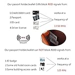 YALUXE Women's Genuine Leather Wallet RFID Blocking Multi Card Holder with Cell Phone Pocket Mothers Day Gifts - Image 3