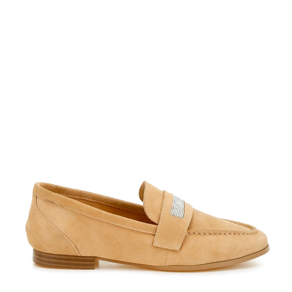 Rhinestone Penny Strap Loafers|Loafers for Women Casual|-image-41