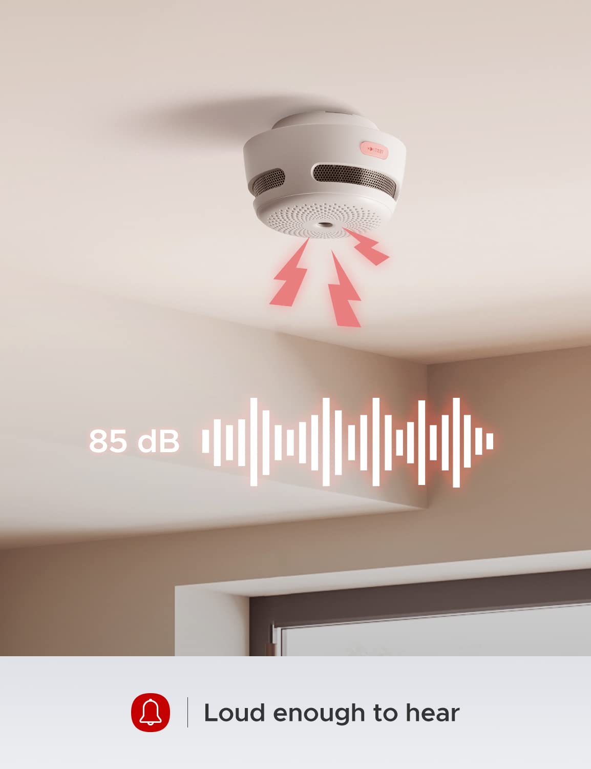 X-Sense Wi-Fi Smoke Alarm Detector Requires Base Station SBS50, Compatible with the X-Sense Home Security App - Image 4