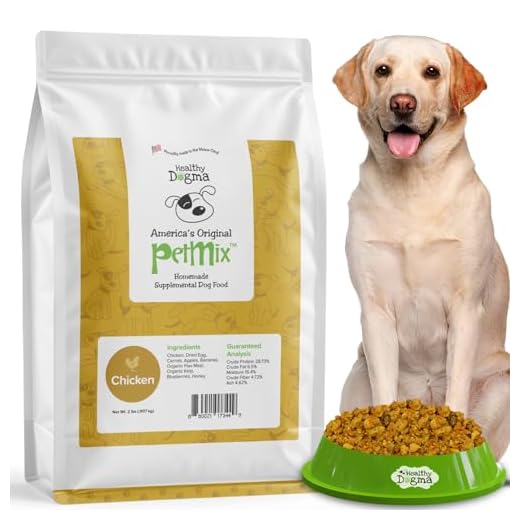 Healthy Dogma - PetMix Dehydrated Dog Food for Allergies, Freeze Dried, Raw, Homemade Dog Food (Chicken Dinner, 2 lbs)