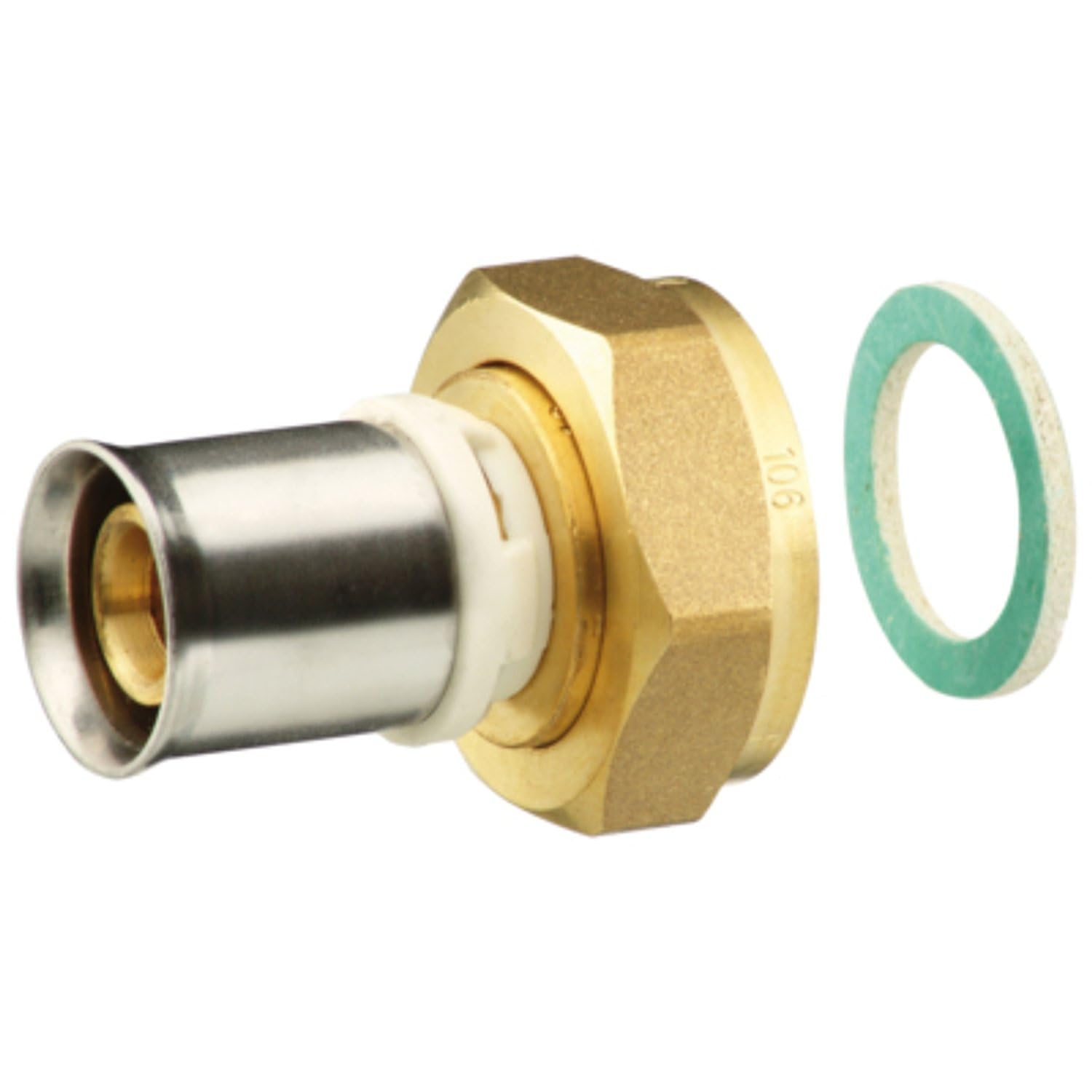 ECROU TOURNANT SERTIR LAITON POUR SYSTEME MULTICOUCHES 1"1/4-40 - Raccord et tube