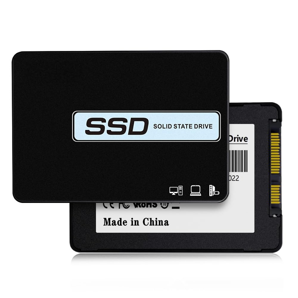 SATA III SSD 64G 2.5” Internal Solid State Drive, Upgrade PC or Laptop Memory and Storage, up to 550MB/s for IT Pros, Creators, Everyday Users,Black
