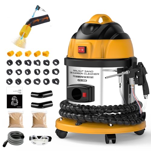 BELEY Walnut Blaster, HTS558 Engine Intake Valve Cleaner Machine, 110V