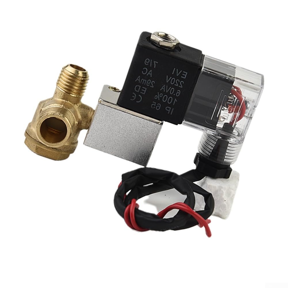 Électrovanne, accessoires de compresseur d'air, petite électrovanne de pompe à air, clapet anti-retour silencieux et sans huile DC12V(B)