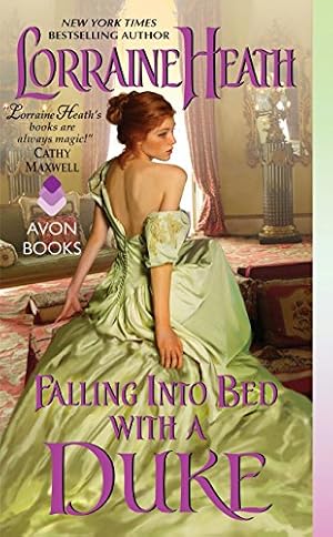 Book cover Falling Into Bed with a Duke: A Steamy Regency Historical Romance Novel (The Hellions of Havisham Book 1)
