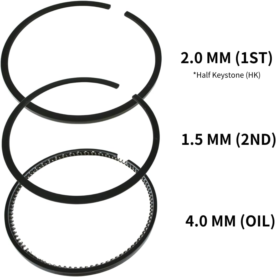 Riken Piston Ring KUBOTA D950 / V1200 Oversize (+0.50mm)
