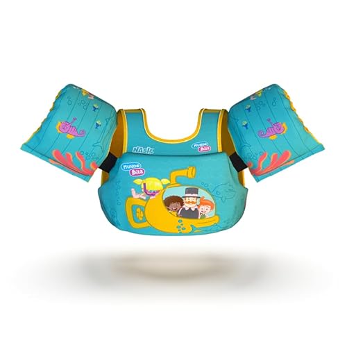 Boia Infantil com Colete Salva Vidas Nash - Mundo Bita Fundo do Mar