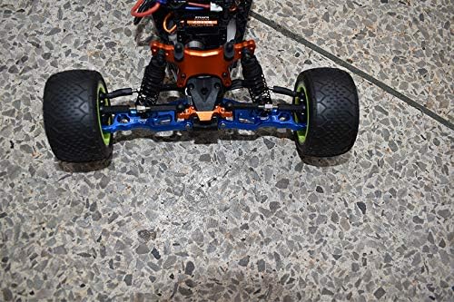 4pc Set Upgrades Aluminum Front Lower Arms LOSI 1/18 2WD Mini-T 2.0 LOS01015 RC Cars by GPM (Black)