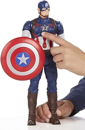 Miniatura 3 de TheAvengers Titan Hero Tech Captain America - Figura de acción de voz de 12 pulgadas