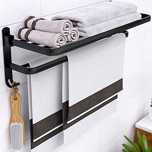 Porte-serviettes de bain pliable pour optimiser les petits espaces