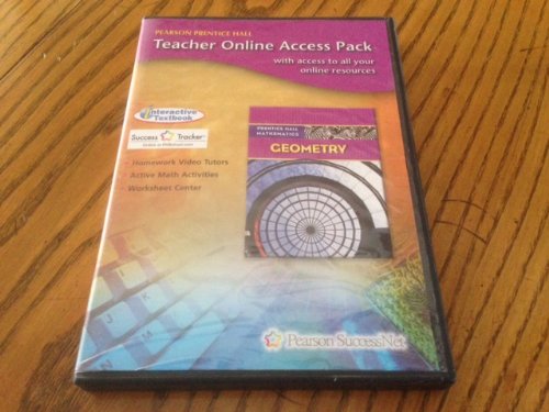 Pearson Prentice Hall Teacher Online Access Pack Geometry: Pearson