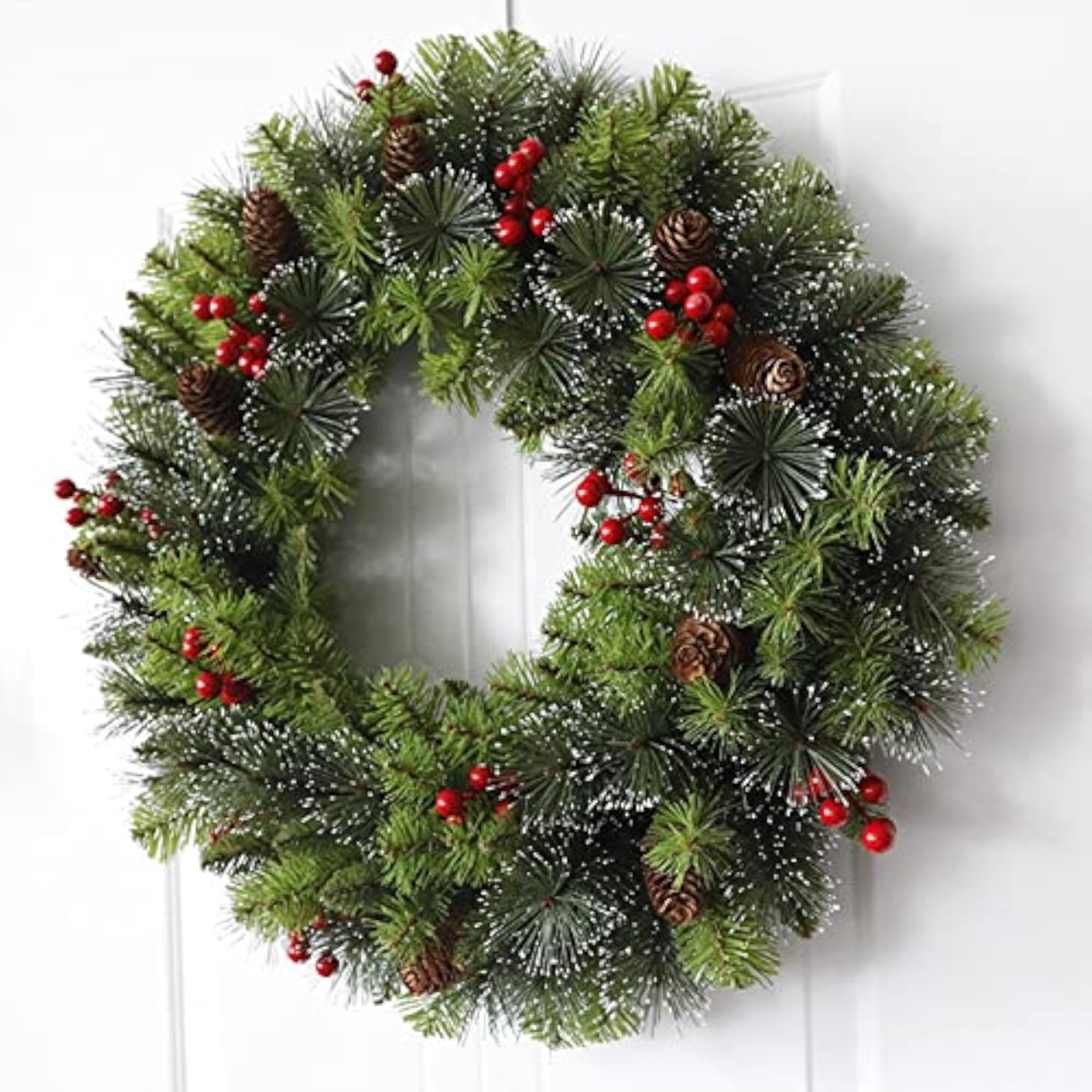Artificial Wreath Christmas Wall Hanging Winter Decor