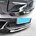 PFRREOR 3PCS Car Front Bumper Front Lip Spoiler Splitter for BMW F87 M2 Competition Coupe M2C 2016-2020 ABS Material Side Corner (Glossy Black)