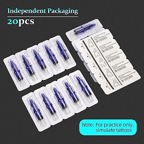 Atomus ATOMUS072111 Tattoo Cartridges Needles With Ballpoint 20Pcs Practice Tattoo Ballpoint Cartridges Pen 0.5 Mm Tattoo Ball Pen Cartridges thumb #6