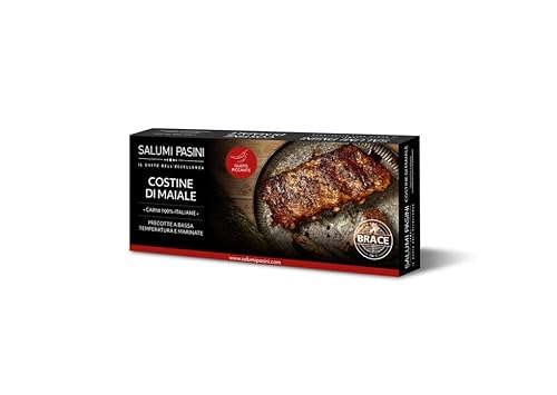 Costine Precotte a Bassa Temperatura | Gusto Piccante | Carni 100% italiane | 420g | Pronte in pochi minuti