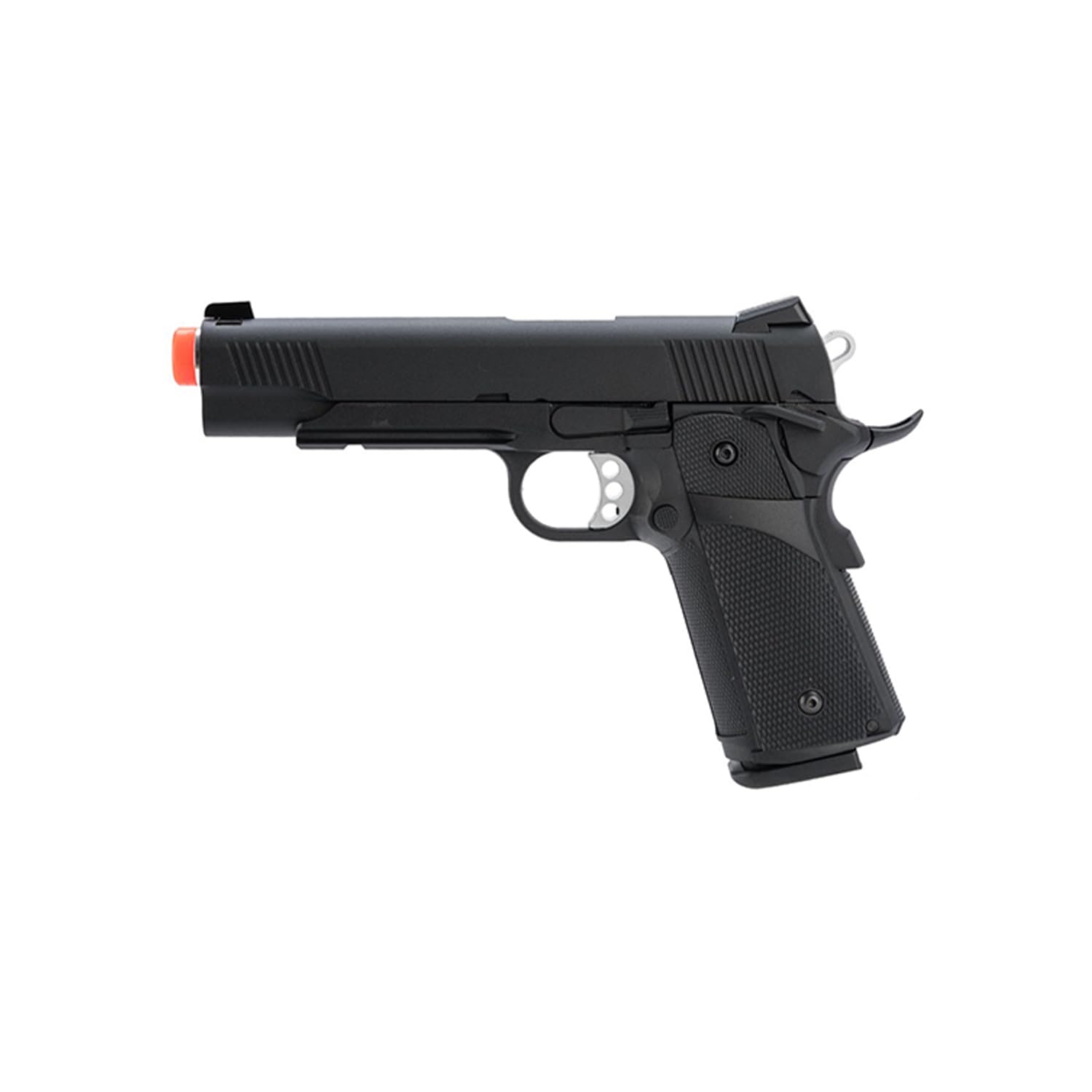 GoldenBallKJW Full Metal Custom 1911 Tactical HI-CAPA CO2 Blowback Airsoft Pistol - Black